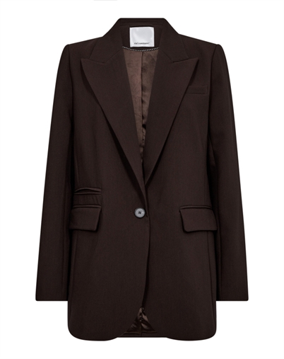 Co'Couture - Vola CC Single Oversize Blazer - Dark Brown